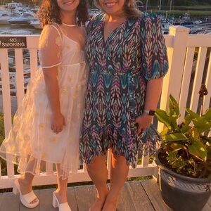 Melonie T Fit & Flare Chiffon Dress, Size 18